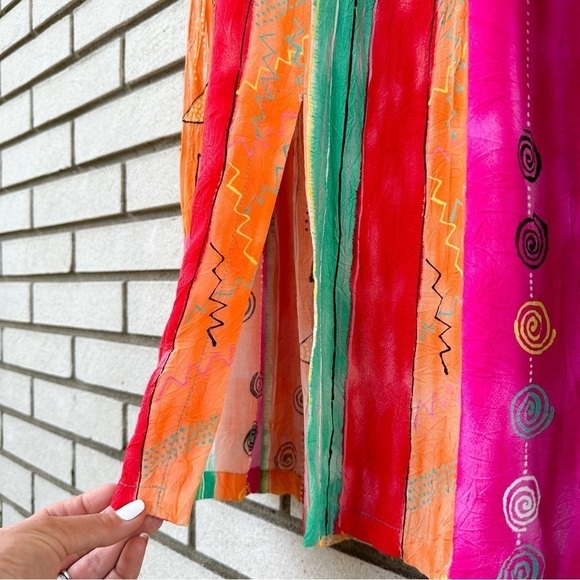 Jams World Sleeveless Scoop Neck Midi Dress Vintage Hawaii - Picture 5 of 12